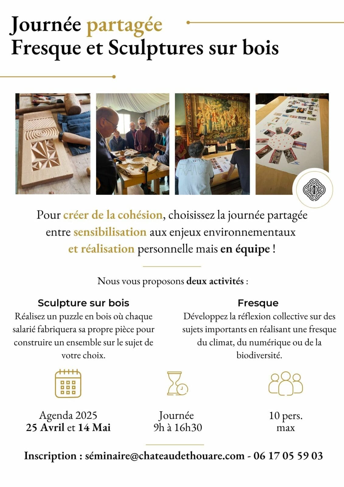 journées séminaires nantes ournée partagées château de thouaré- séminaires - évènement d'entreprise